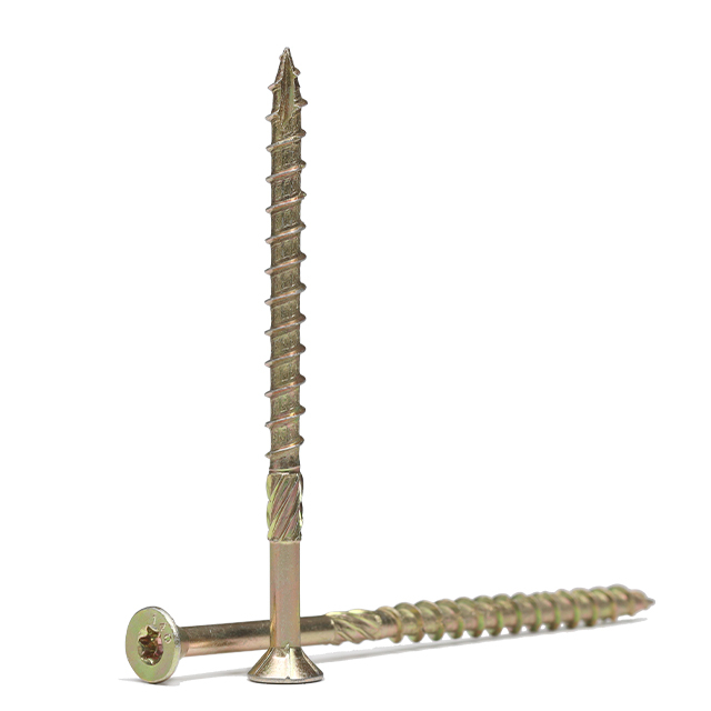 Vis de construction en bois en acier au carbone