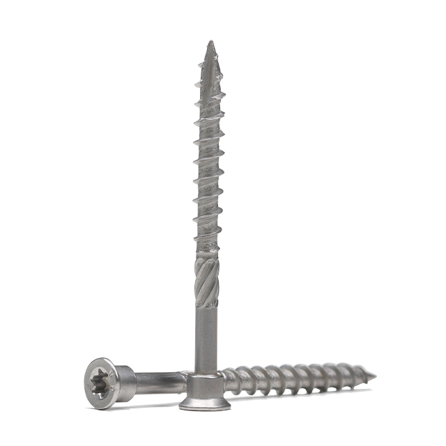 Vis de terrasse Torx personnalis&eacute;e en acier inoxydable