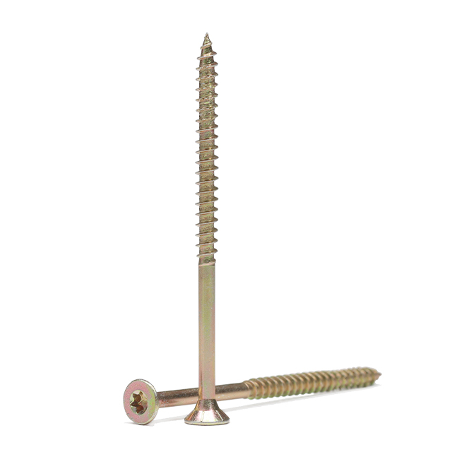 Vis &agrave; bois &agrave; t&ecirc;te plate Torx en acier au carbone