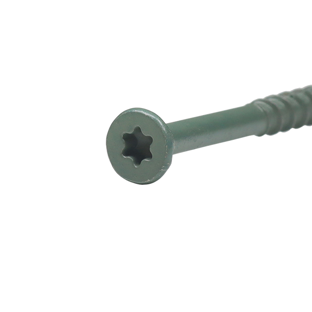 Vis de terrasse Torx en acier au carbone avec surface Ruspert
